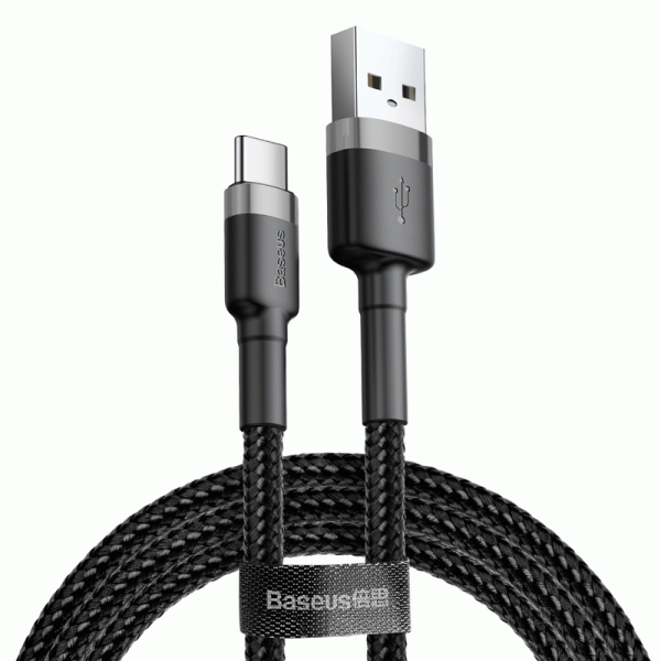 Baseus Cafule Type-C Charging Cable - 1 Meter   3A   Black on Sale