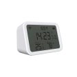 Porodo Lifestyle WiFi Smart Clock Ambience Sensor - White For Discount