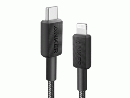 Anker 322 USB-C to Lightning Cable Braided (0.9m 3ft) -Black Discount