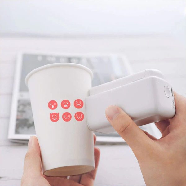 Evebot PrintPods-Handheld Printers for Absorbent Surfaces – White Fashion