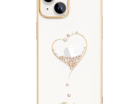 Kingxbar Swarovski Case - iPhone 11 Pro   Heart Gold on Sale