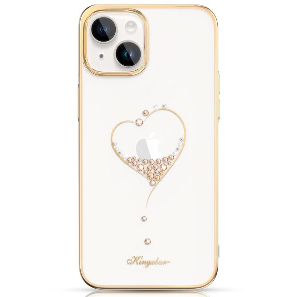 Kingxbar Swarovski Case - iPhone 11 Pro   Heart Gold on Sale