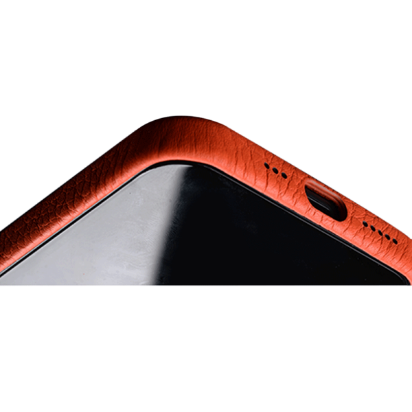 Melkco Paris Premium Leather Case - Apple iPhone 12 Pro Max   Orange Online Hot Sale