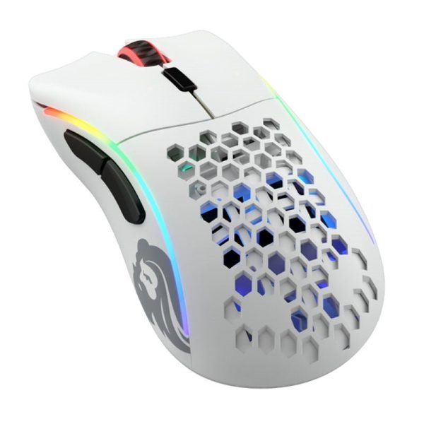 Glorious Model D Minus Wireless Gaming Mouse - Matte White For Sale