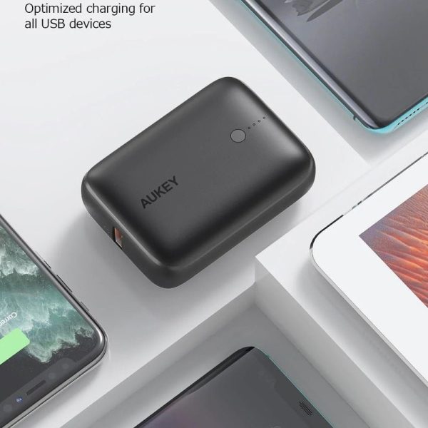 AUKEY Power bank Portable Charger - 10,000MAH   22.5W   Black Online