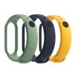 Mi Smart Band 5 Strap Navy Blue Yellow Mint Green - Pack Of 3 Supply