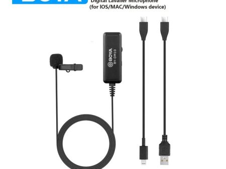 BOYA Lavalier microphone for iOS and PC -Black Supply