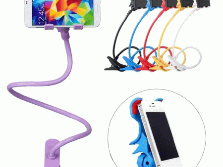 Lazy Phone Bracket Mobile Phone Holder - Assorted Color - 2 Pieces on Sale