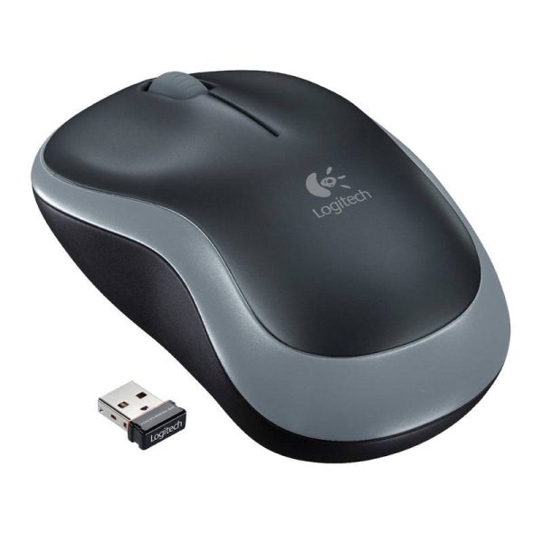 Logitech M185 - 2.40GHz   Up to 10m   Wi-Fi   Black - Mouse Hot on Sale