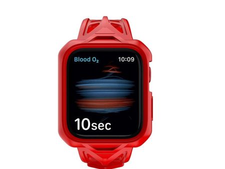 Itskins Spectrum Strap Watch Belt - 44mm   Apple Watch Se   6   5   4   Red Cheap