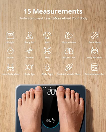 Eufy Smart Scale P2, Digital Bathroom Scale With Wi-Fi - Black Hot on Sale