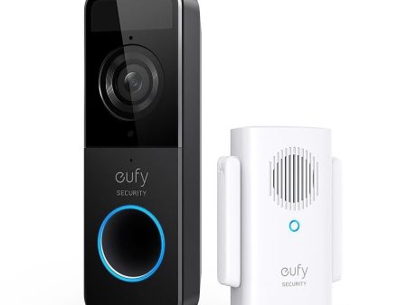 Eufy Video Doorbell 1080p (Battery-Powered) - Black Hot on Sale