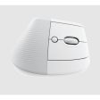 Logitech Lift Bluetooth Vertical Ergonomic Mouse - Off-White Discount