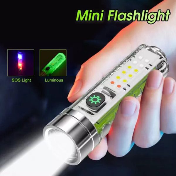 Mini Multifunctional White Laser Flashlight With Strong Light For Cheap