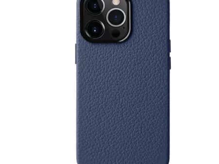 Melkco Origin Paris Magsafe Leather Case - Apple iPhone 14 Pro   Dark Blue Online Hot Sale