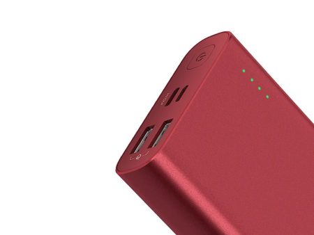 AUKEY 10,000mAh USB-C Power Bank with Quick Charge 3.0 & PD - Red Supply