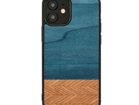 Wooden Case For iPhone 12 & 12 Pro - Denim For Cheap