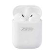 Aspor A616 TWS Bluetooth Earphone - Bluetooth   10 Meters   White Cheap