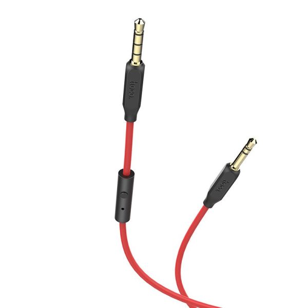 Hoco Cable 3.5mm to 3.5mm UPA12 audio AUX TPE braid with microphone Hot on Sale