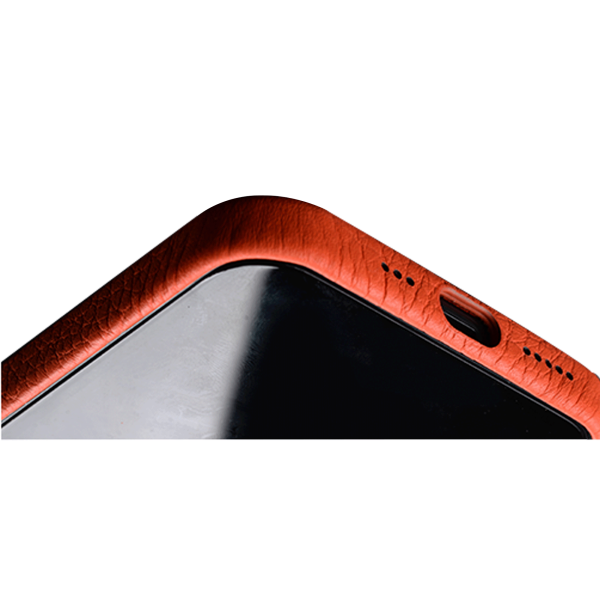 Melkco Paris Premium Leather Case - Apple iPhone 12 12 Pro   Orange Supply