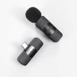 BOYA Smallest 2.4Ghz Wireless Microphone for Type-C device(1TX+1RX) - Black on Sale