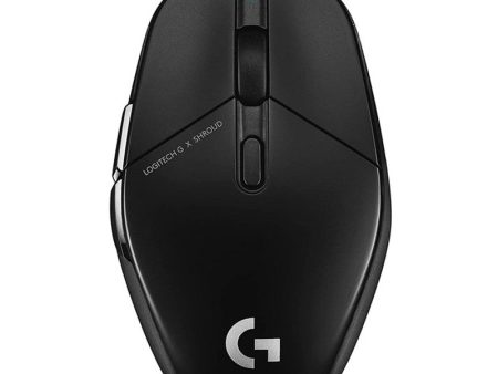 Logitech G303 SHROUD Edition Gaming Mouse - Wireless   100 – 25,000 dpi   Black Fashion