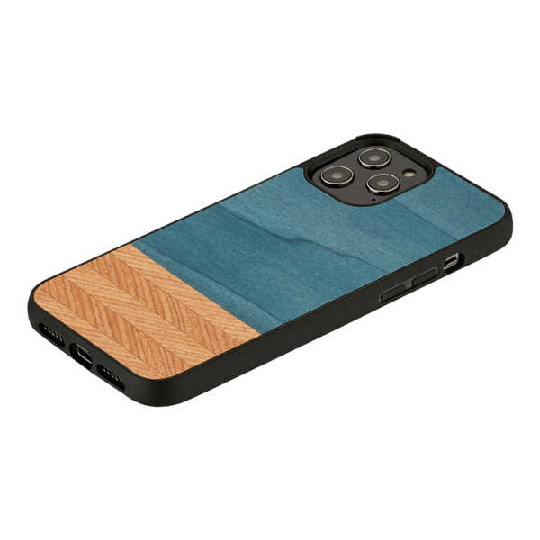 Wooden Case For iPhone 12 Pro Max - Denim Hot on Sale