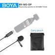 BOYA Lavalier mic dedicated for DJI OSMO POCKET V1, V2 - Black on Sale