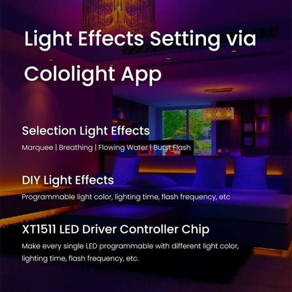 Cololight LED Strip Plus Lights 60 LED, 16 Million Colors, 5050 SMD LEDs with Smart WiFi, App Control, Easy Install, Works with Alexa, HomeKit & Google - 2 Meter Cheap