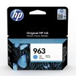 HP 963 Cyan Original Ink Cartridge - 700 Pages   Cyan Color   Ink Cartridge Supply