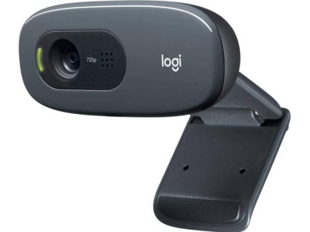 Logitech C270 HD Webcam - 720p   USB 2.0   Wired   Black For Sale