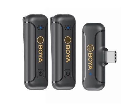 BOYA Mini Wireless Microphone - 2.4GHz   Type-C - Black Supply