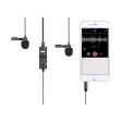 BOYA Dual Mic Lavalier microphone for Smartphones and DSLRs - Black Online