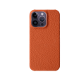 Melkco Back Snap Series Leather Regal Case - Apple iPhone 14 Pro   Orange Discount