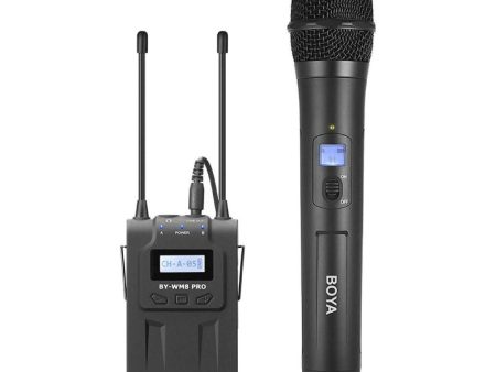 Boya BY-WM8 PRO-K3 UHF WIRELESS SYSTEM - 48 Channel   3.5mm   LCD - Black Cheap