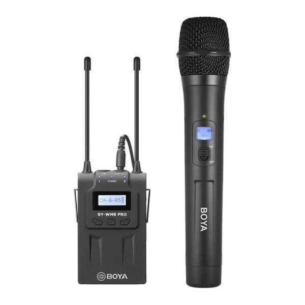 Boya BY-WM8 PRO-K3 UHF WIRELESS SYSTEM - 48 Channel   3.5mm   LCD - Black Cheap