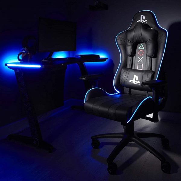 X-Rocker Sony PlayStation - Amarok PC Gaming Chair with LED Lighting Supply