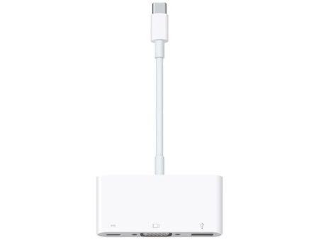 Apple USB Type-C to VGA Multiple Adapter - USB-A   VGA   USB Type-C   White Cheap