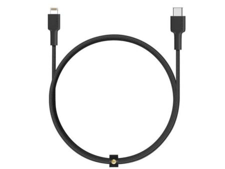 AUKEY MFI Braided Nylon USB-C To Lightning Cable - 2 m   Black Online Sale