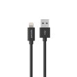 Porodo PVC Lightning Cable 1.2m - Black Hot on Sale