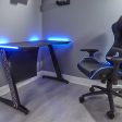 X-Rocker Sony PlayStation - Borealis PC Gaming Desk (2020) with LED s Hot on Sale