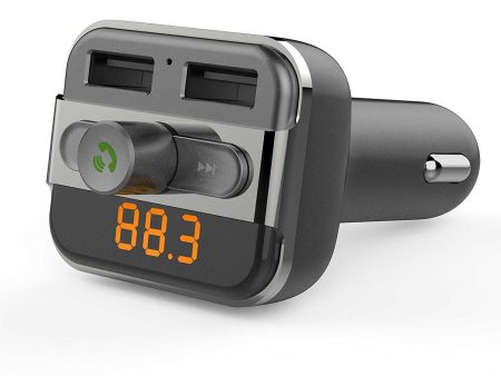 Porodo FM Transmitter and Fast Charging Car Charger- 3.4 amp   15W   Black Online now