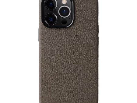 Melkco Paris Premium Leather Case - Apple iPhone 13 Pro Max   Grey For Sale