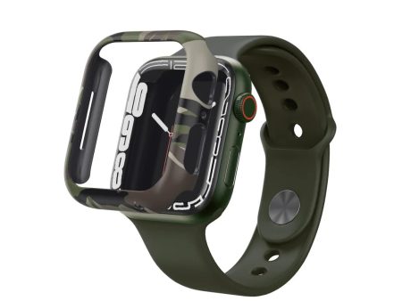 Apple Watch Series 7 Prismart Case - Camo Wood Online now