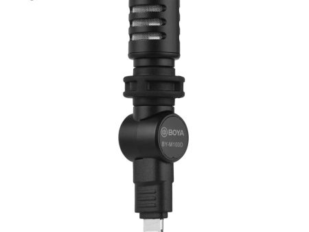 BOYA Miniature Condenser Smartphone mic (Lightning Connector) -  Black Online