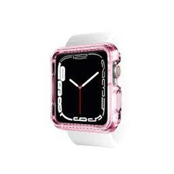 Itskins Spectrum Clear Series Case - 45mm   Apple Watch 7   Light Pink Sale