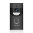 Powerology Smart Video Doorbell With Night Vision And Motion Sensor - Black Sale