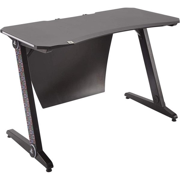 X-Rocker Sony PlayStation - Borealis PC Gaming Desk (2020) with LED s Hot on Sale