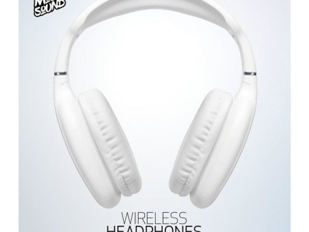 Cellularline Over-Ear Headset Maxi Headphones - Bluetooth   White on Sale