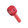 Hoco BK8 Wireless Karaoke Mic - 5W   2000mAh   Red For Discount